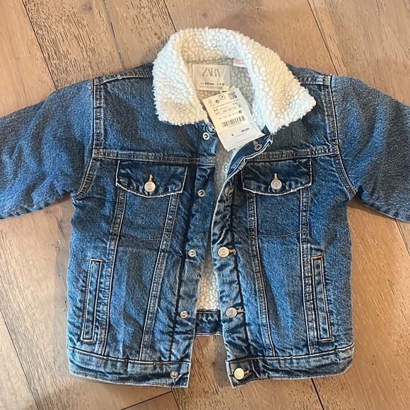 Zara Other - Zara kids jean/sherpa jacket